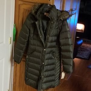 NWT Michael Kors hooded down jacket